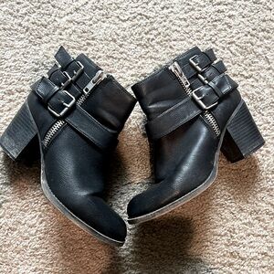 Madden girl leather booties